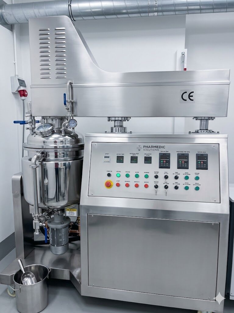 Cosmetic production reactor with control system at the Acnova facility