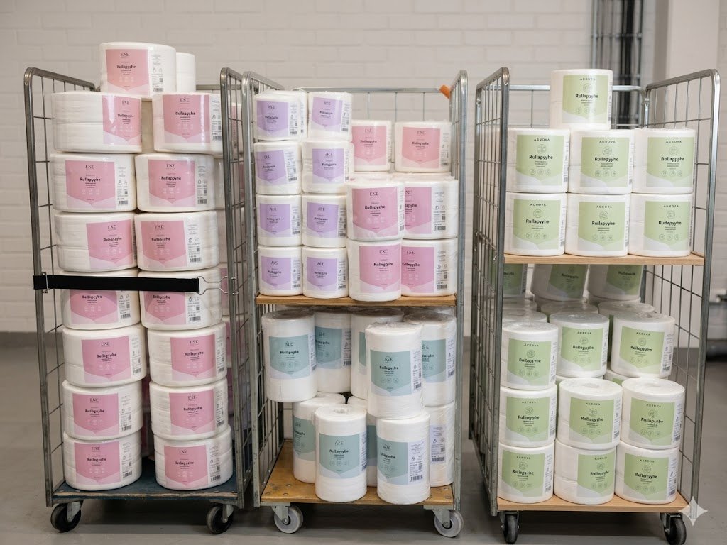 Acnova nonwoven wipes and towels in rolls