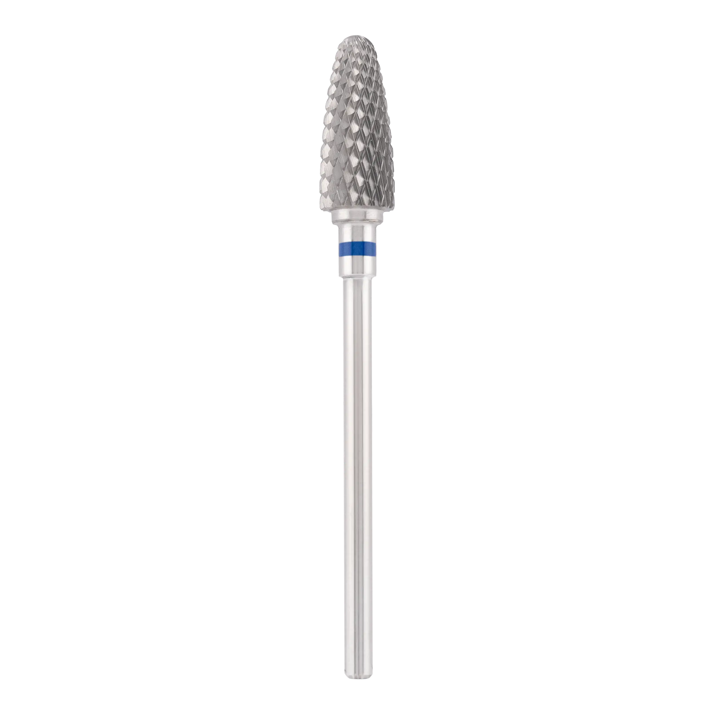 Linkshänder-Hartmetallfräser "Mais", Blau, L-15.0 mm, Ø6.0 mm