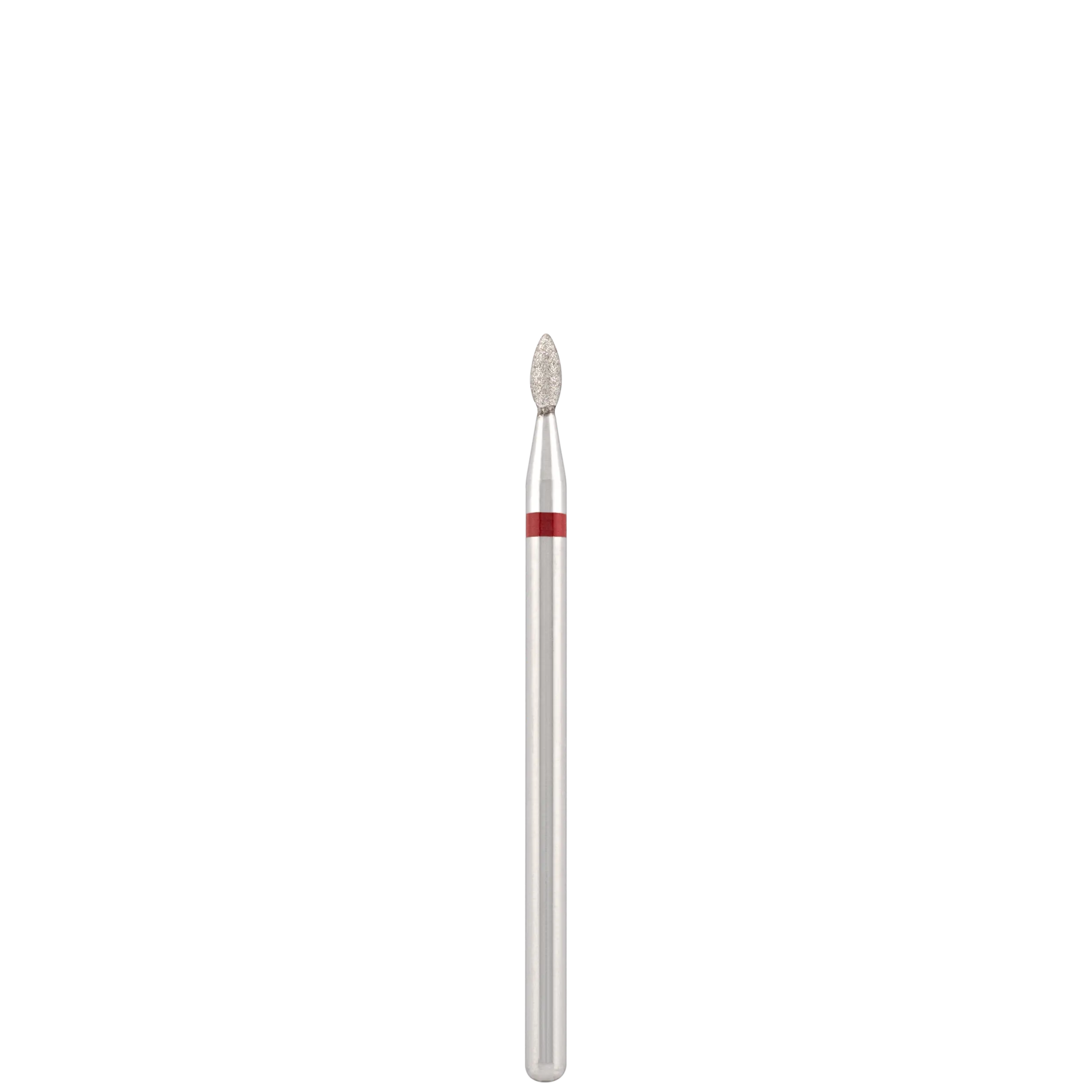 Алмазная фреза "капля", красная, L-4,5 мм, Ø1,8 мм