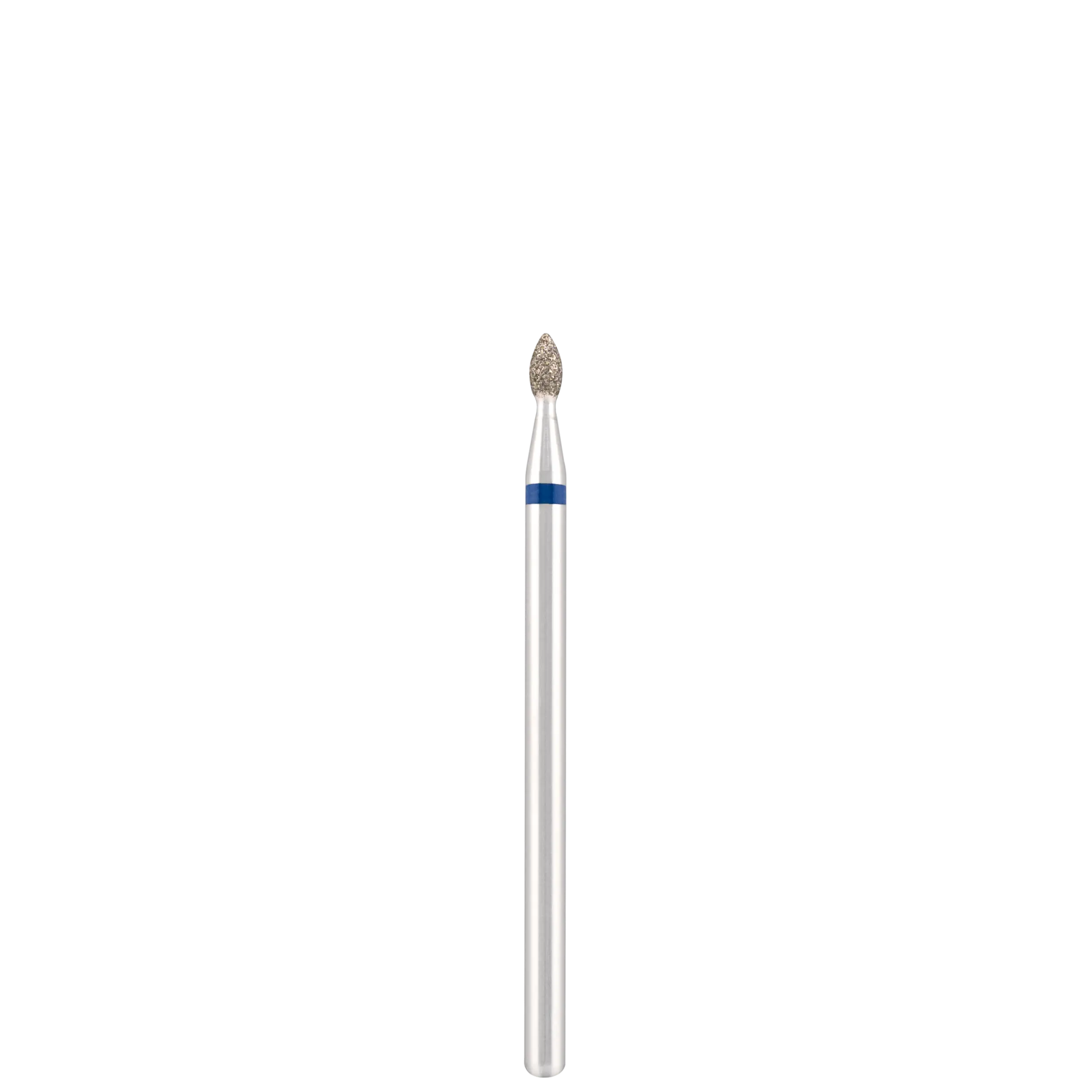 Diamantfräser "Tropfen", Blau, L-4.0 mm, Ø2.1 mm