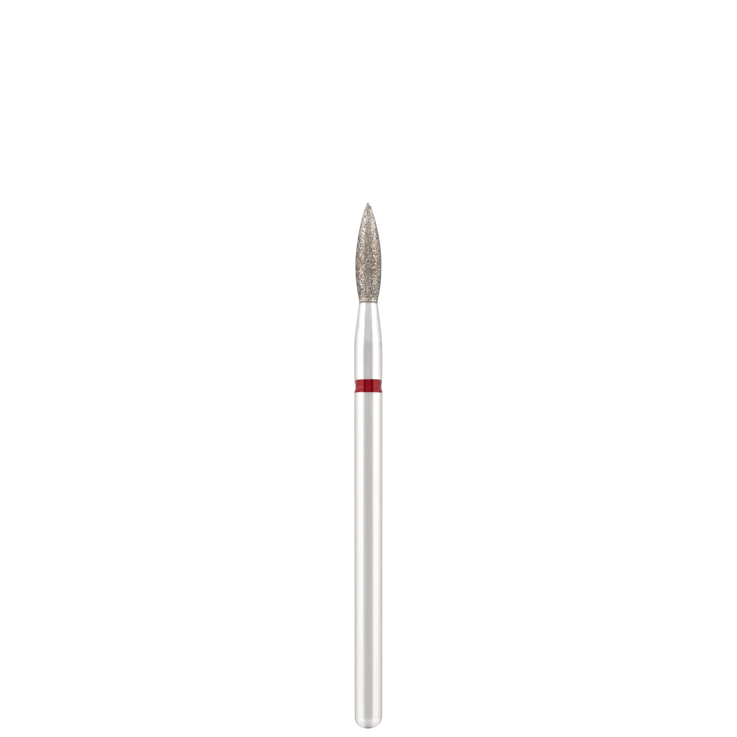 Diamantfräser "Flamme" spitz, Rot, L-10.0 mm, Ø2.3 mm