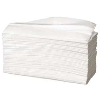 Handduk, 2-lagers Z-vikt, 24 x 20,6 cm, vit, 160 st/förp