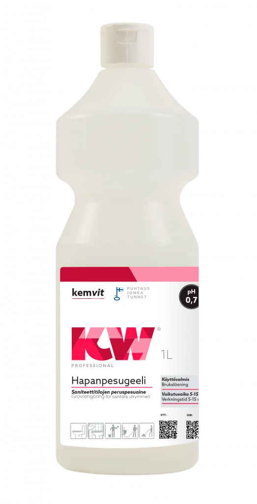 KW кислотный моющий гель 1 л