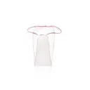 White disposable thongs for hair removal and body treatments ()