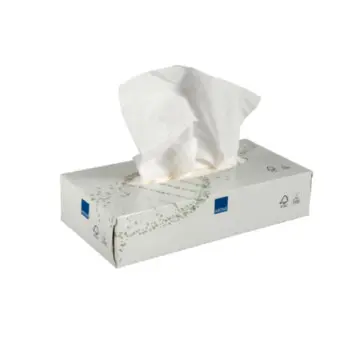 CARENESS Excellent face towel 2 ply 20x19.5cm white